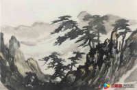 中国美术学院美术考级山水考级八级(高级)示范图