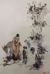中国美术学院美术考级人物画考级九级(高级)示范