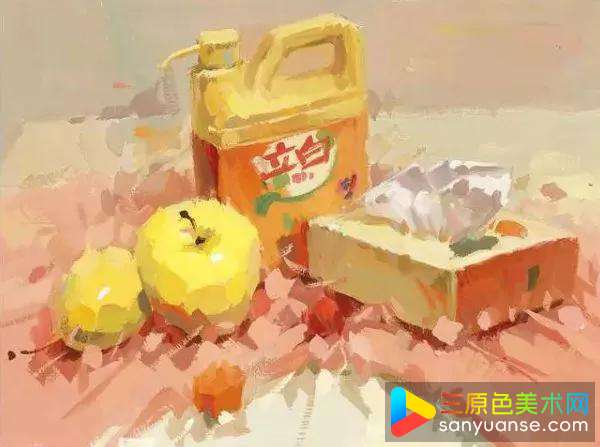 色彩静物苹果的画法,色彩静物常见试题全套! 色彩静物苹果的画法,色彩静物常见试题全套!