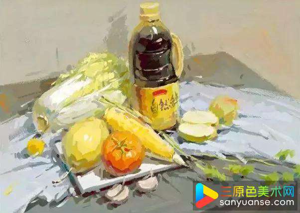 色彩静物苹果的画法,色彩静物常见试题全套! 色彩静物苹果的画法,色彩静物常见试题全套!