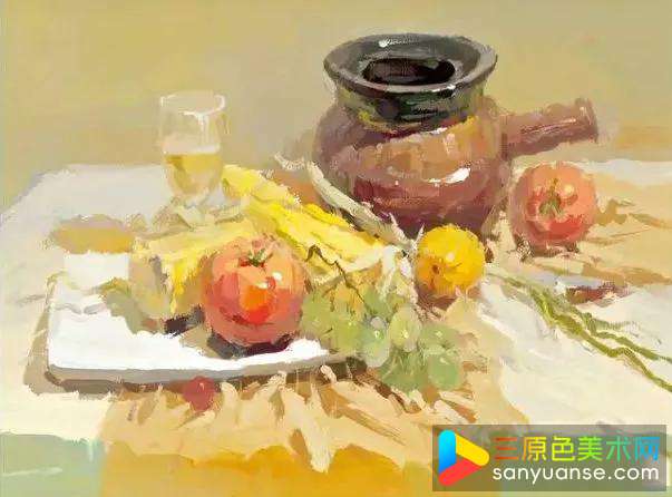 色彩静物苹果的画法,色彩静物常见试题全套! 色彩静物苹果的画法,色彩静物常见试题全套!