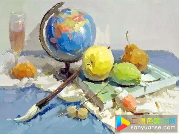色彩静物苹果的画法,色彩静物常见试题全套! 色彩静物苹果的画法,色彩静物常见试题全套!