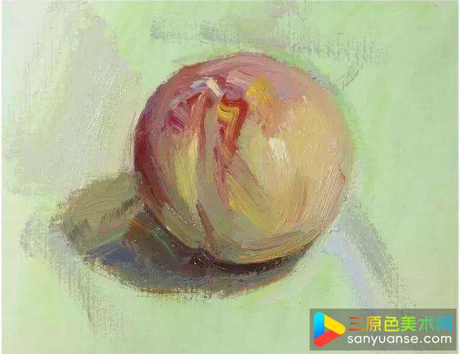 色彩静物怎么画?色彩桃子的绘画步骤! 色彩静物怎么画?色彩桃子的绘画步骤!