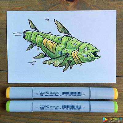 海洋鲨鱼怎么画?如何画动漫鲨鱼? 海洋鲨鱼怎么画?如何画动漫鲨鱼?