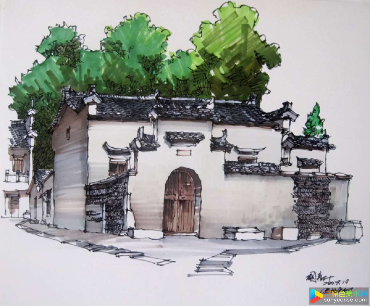水彩风景写生画该如何练习? 水彩风景写生画该如何练习?