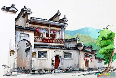 水彩风景写生画该如何练习? 水彩风景写生画该如何练习?