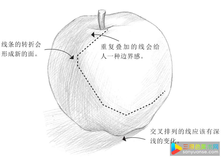 素描线条绘画技巧，如何排线比较好看？