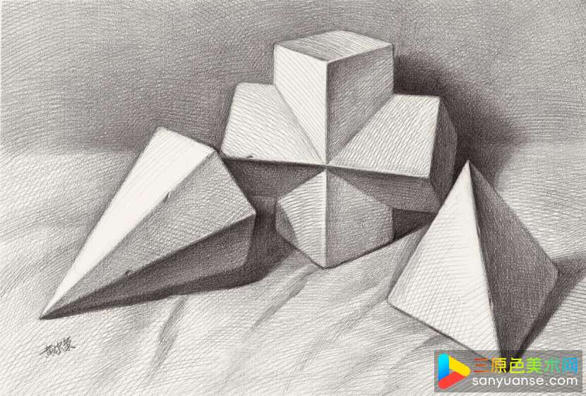 几何体素描教程步骤教程 几何体素描教程步骤教程