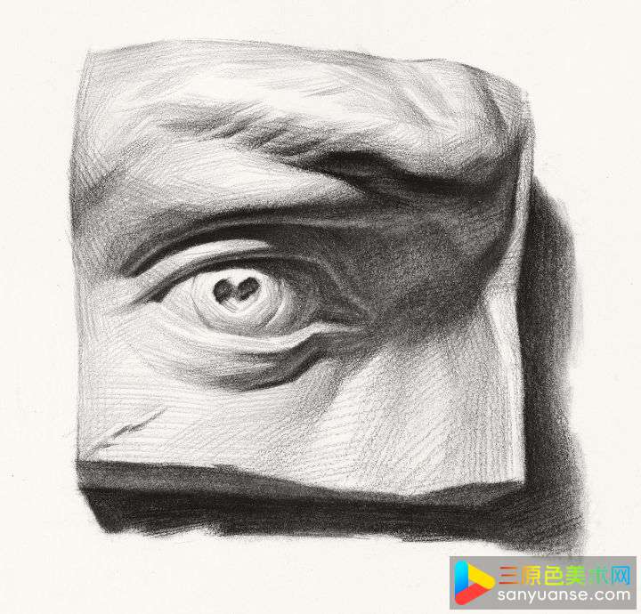 素描五官画法之眼睛的画法 素描五官画法之眼睛的画法