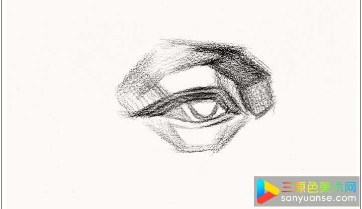 素描五官画法之眼睛的画法 素描五官画法之眼睛的画法