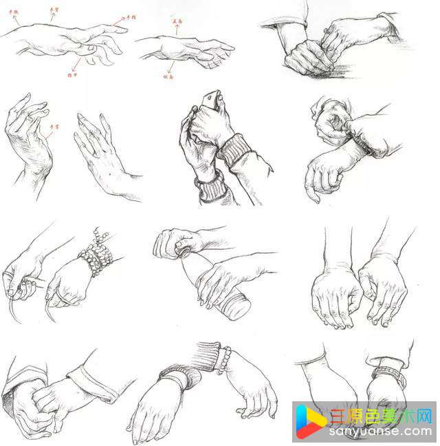 人物手部怎么画?新手如何绘制手掌 人物手部怎么画?新手如何绘制手掌