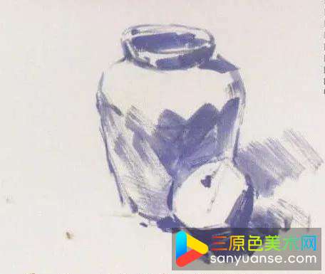 【陶罐】色彩静物教程，静物调色基础教程