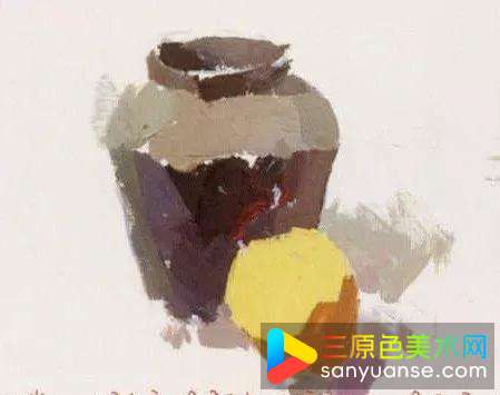 【陶罐】色彩静物教程，静物调色基础教程