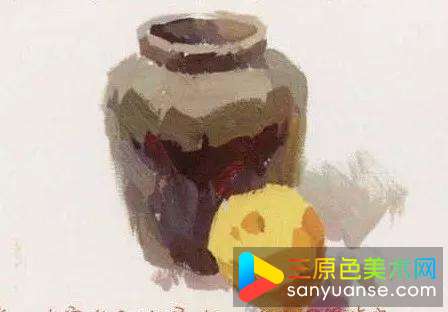 【陶罐】色彩静物教程，静物调色基础教程