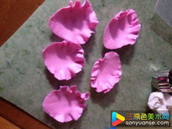 软陶牡丹花 第9步