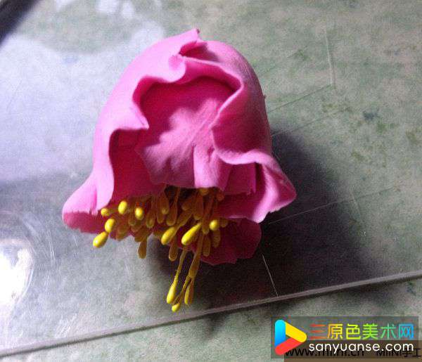 软陶牡丹花 第10步