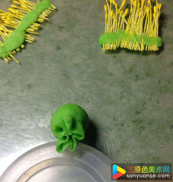 软陶牡丹花 第3步