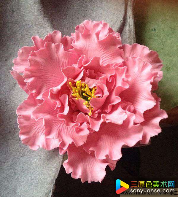 软陶牡丹花 第14步