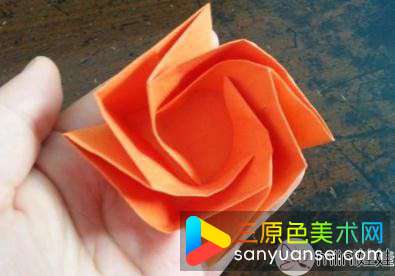 玫瑰花盒子的折纸步骤_玫瑰花盒子折纸教程