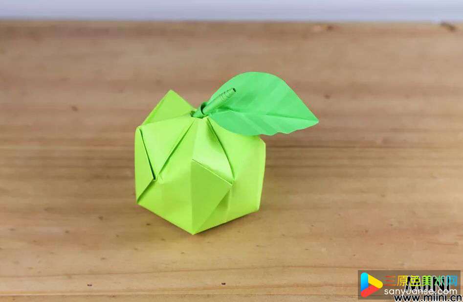 圣诞立体苹果折纸教程 苹果折纸怎么折?