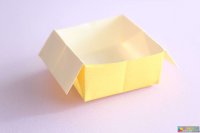 实用简单小型垃圾盒子折纸教程