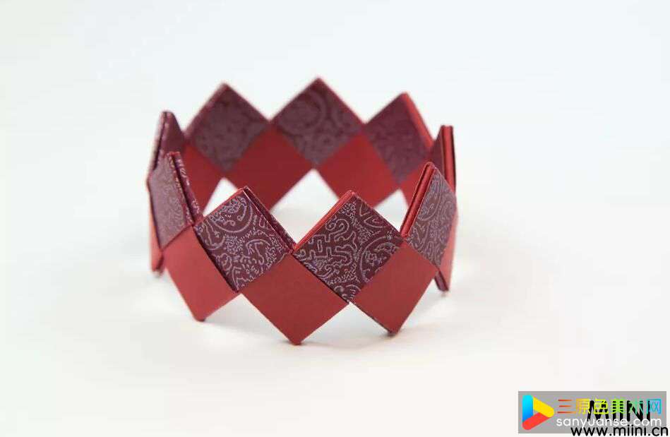 漂亮的手链折纸怎么折？