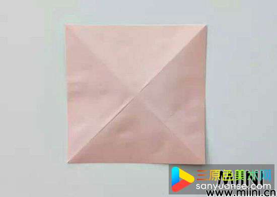 纸花折纸教程 第5步