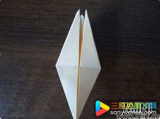 简单玫瑰花的折法5
