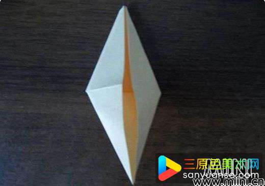 简单玫瑰花的折法3