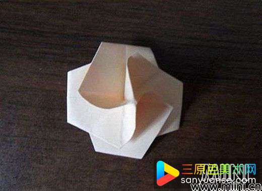 简单玫瑰花的折法8