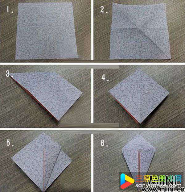 霸王龙折纸图解1