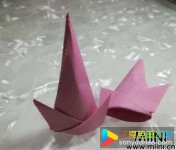 儿童折纸魔术帽步骤教程