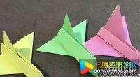 儿童手工折纸飞机图解教程