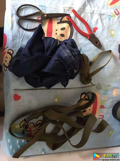 手工布艺自制幼犬牵引带制作教程