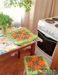 手工DIY拼布风车椅套、凳子罩的做法图解